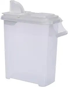 Buddeez Airtight Pet Food Storage Container, 32 Quart, with Pour Spout