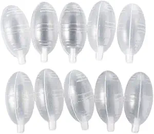 GANPUB 10Pcs Squeaky Noise Maker Bb Squeakers Squeakers Repair Fix Insert Replacement Plastic Dog Cat Parrot Bird Rabbit DIY Toys Accessories Squeakers for Dog Squeaky Toys, Transparent