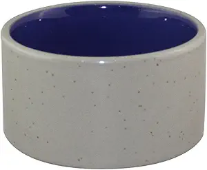 SPOT Standard Crock Dish for Small Animals - Food/Water Bowl for Small Pets, Round Ceramic Bowl with High Walls, Ideal for Birds, Small Cats, Dishwasher Safe - 4 inch, 1 Cup (8oz)