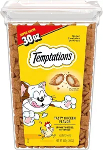 Temptations Classic Crunchy and Soft Cat Treats, Tasty Chicken, 30 oz